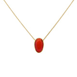 Aranza semi precious 2 micron gold necklace
