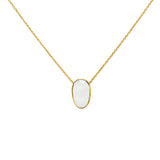 Aranza semi precious 2 micron gold necklace