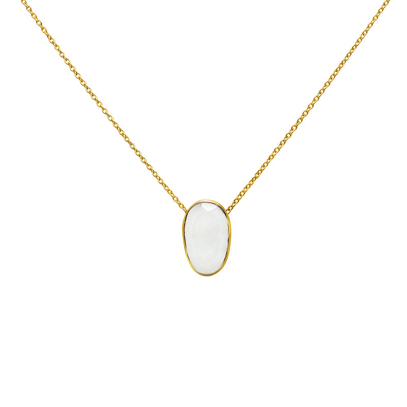 Aranza semi precious 2 micron gold necklace
