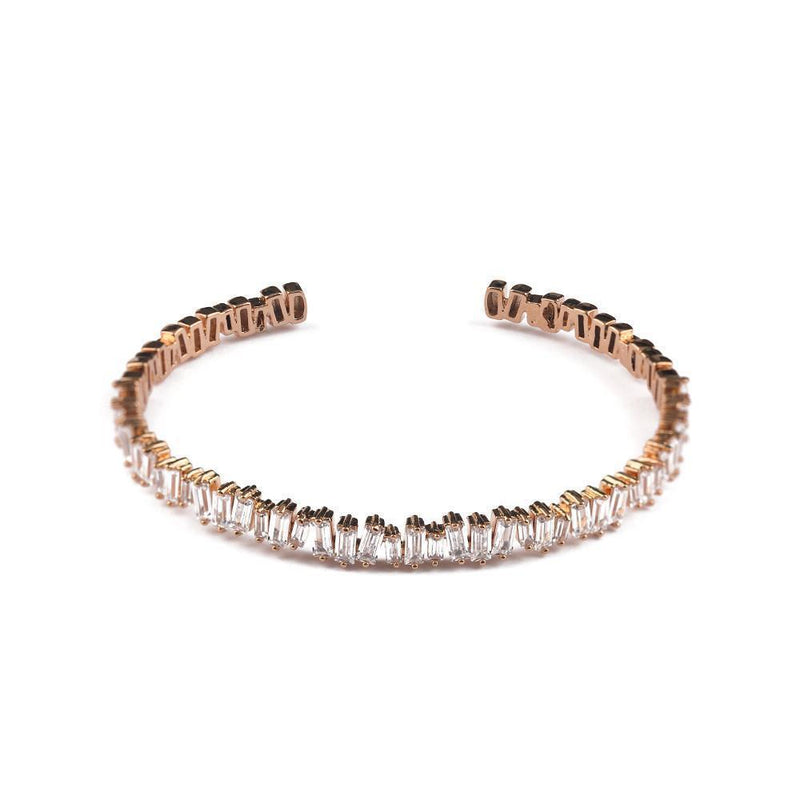 Athena crystal cuff bracelet