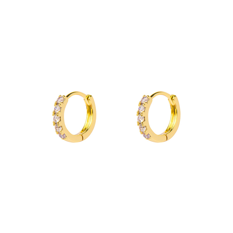 Avah crystal huggies 8mm