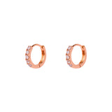 Avah crystal huggies 8mm