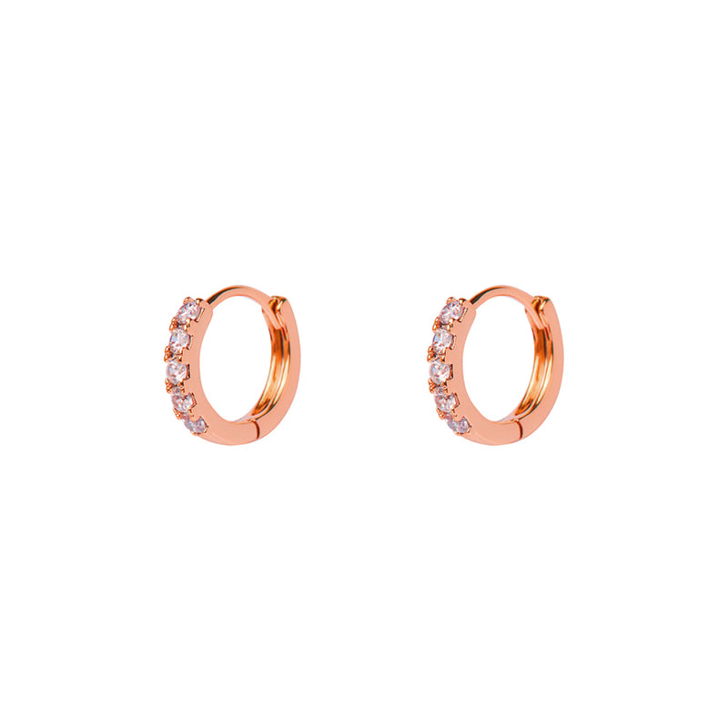 Avah crystal huggies 8mm