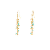 Helen semi precious stone earrings