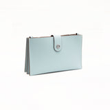 Harli leather clutch bag with handle