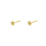 Baha flower crystal studs