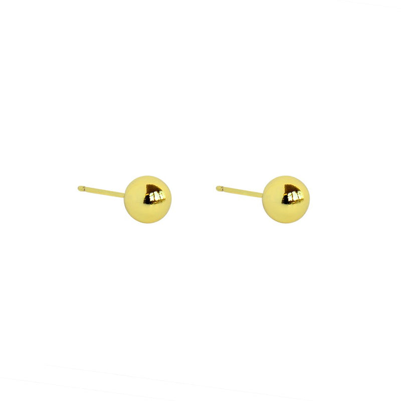 Ball gold studs