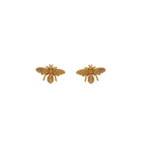 Bee gold plated studs