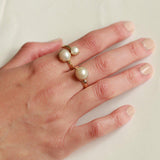 Helma gold filled pearl ring