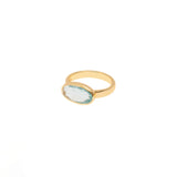Meya gold semi-precious stone rings