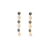 Sol semi precious stone earrings