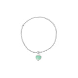 Ahava strech love heart bracelet