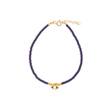 Pilara semi precious stone evil eye bracelet