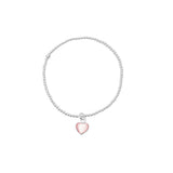 Ahava strech love heart bracelet