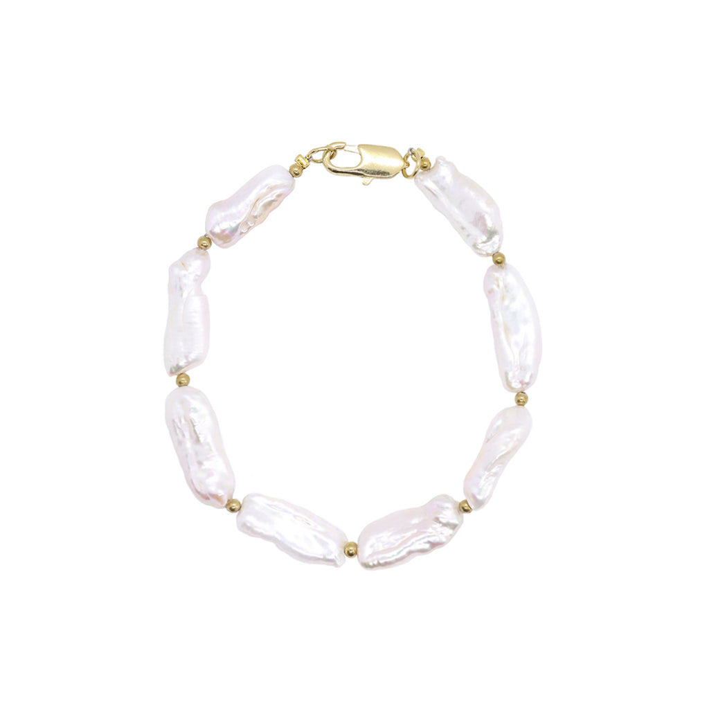 Neo semi-precious freshwater pearl bracelet | MEZI