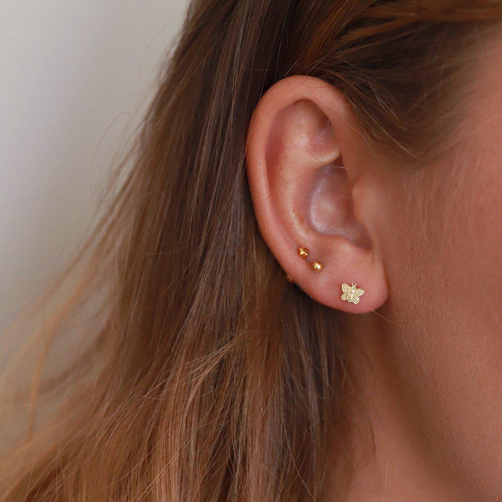 Butterfly flat studs | MEZI