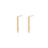 Afon link chain earrings