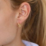 Chike filigree hoop earrings