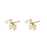 Cielo pear shape semi-precious studs