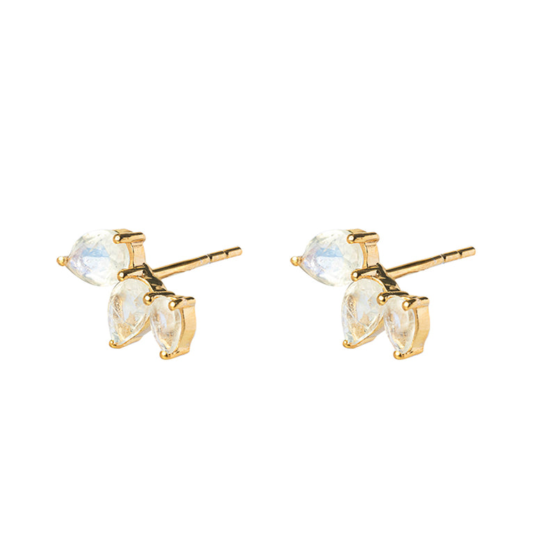 Cielo pear shape semi-precious studs