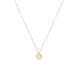 COIN SMALL GOLD FILLED PENDANT-Necklaces-MEZI