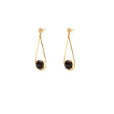 Corsica semi precious tear drop earrings