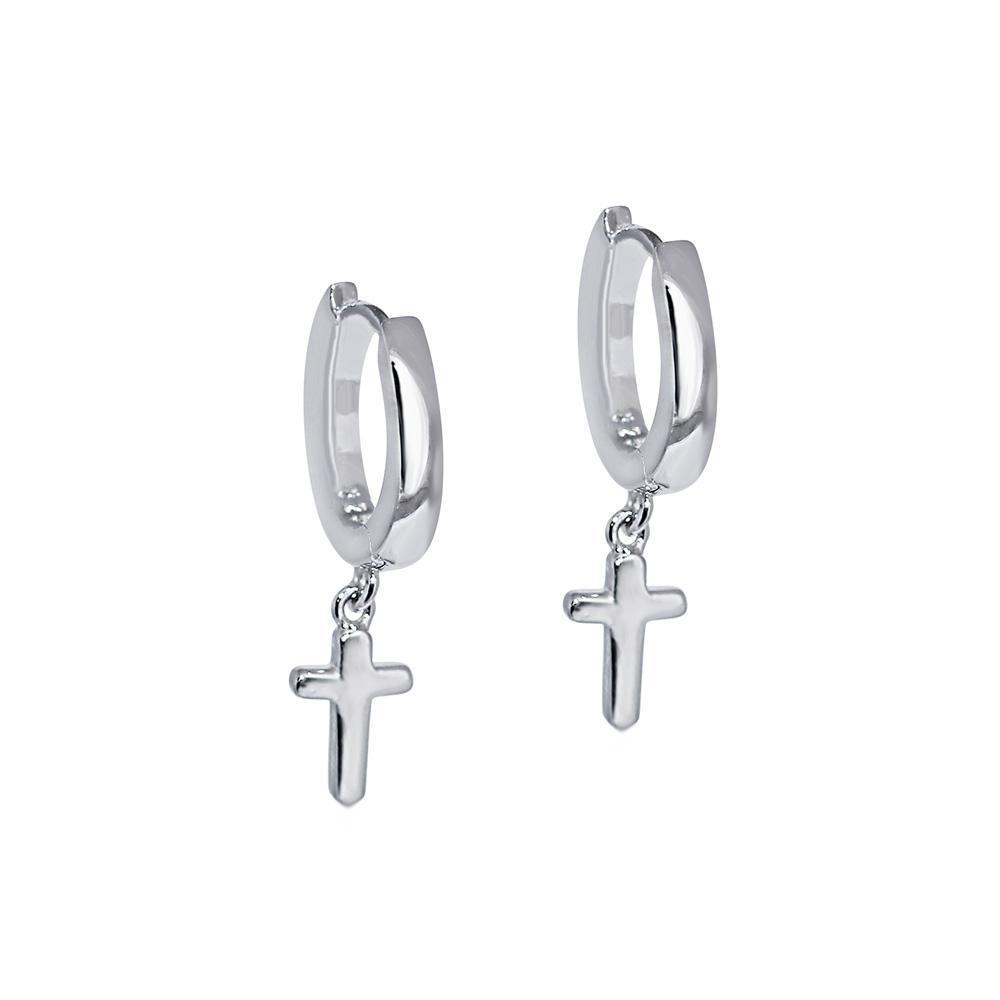Cross charm ear huggies | MEZI
