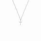 Gene crystal cross pendant