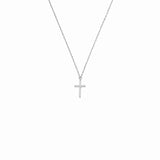 Gene crystal cross pendant