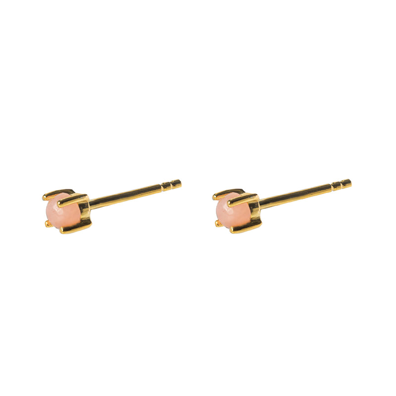 Dia opal studs