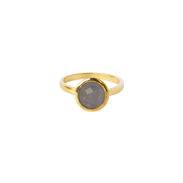 Elkin labradorite gold filled semi-precious ring