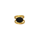 Emi semi precious gold ring