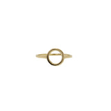 Ester 2 micron gold ring