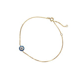 EVIL EYE GOLD BRACELET-Bracelets-MEZI