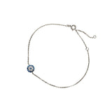Evil eye crystal bracelet
