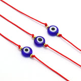 Evil eye red string bracelet