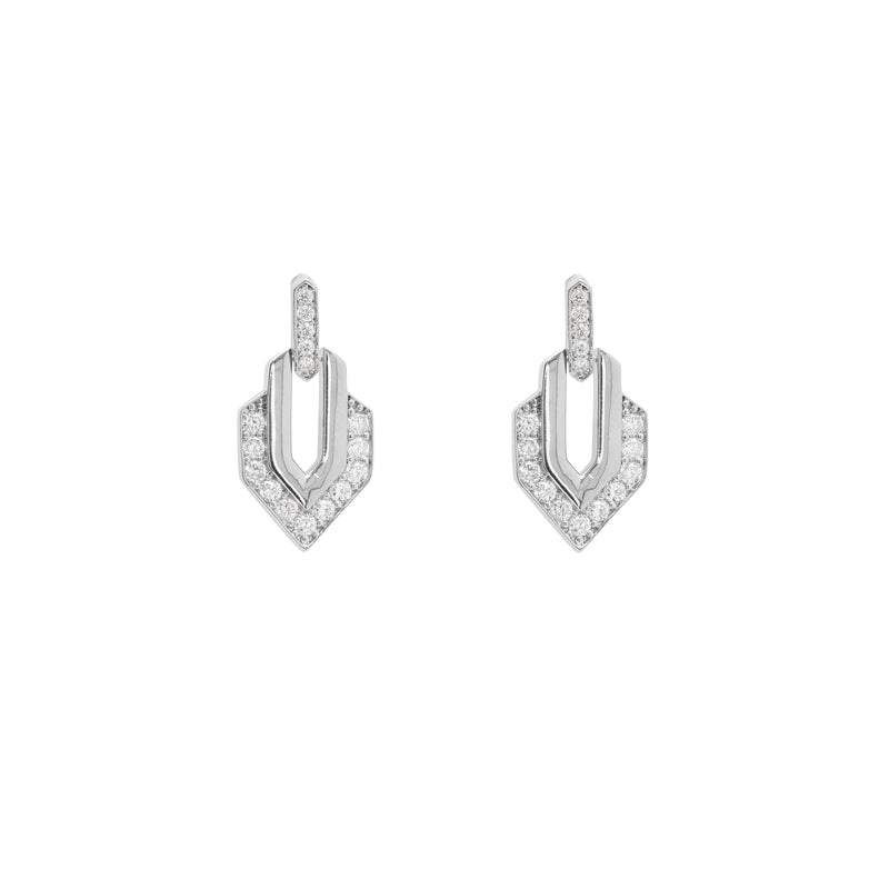 Calyn art deco drop earrings
