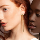 Franco snake chain earrings
