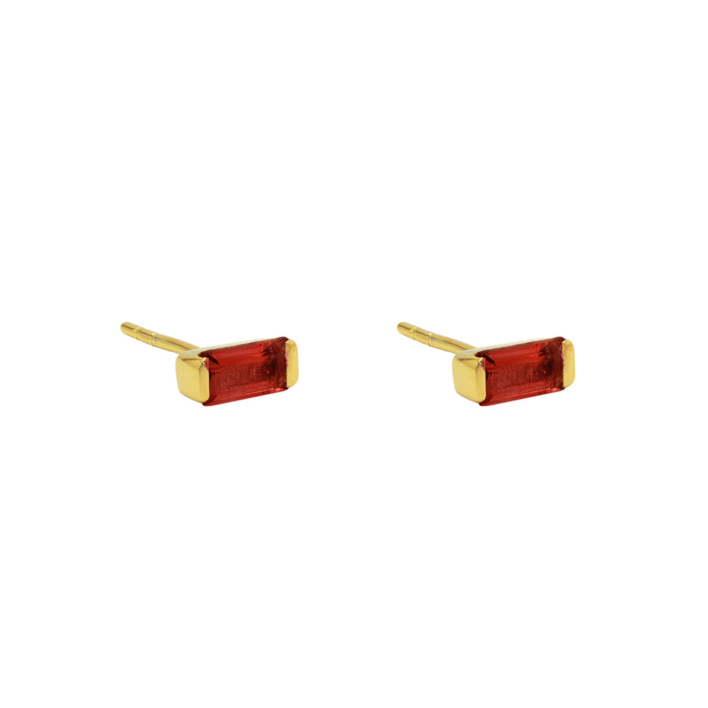 Jazmin 2 micron gold semi precious earrings | MEZI