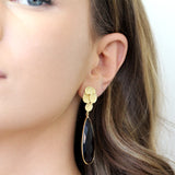 Karissa 2 micron gold earrings