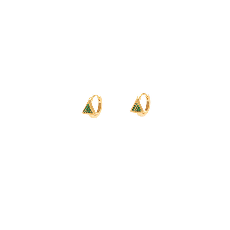 Lacey triangle crystal huggies