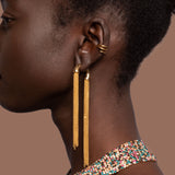 Manora double tassel earrings