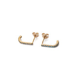 HADLEY BLUE/GOLD CRYSTAL SUSPENDERS-Earrings-MEZI
