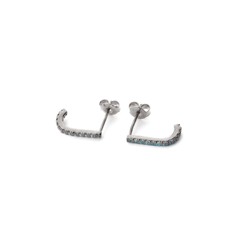 Hadley blue crystal suspenders