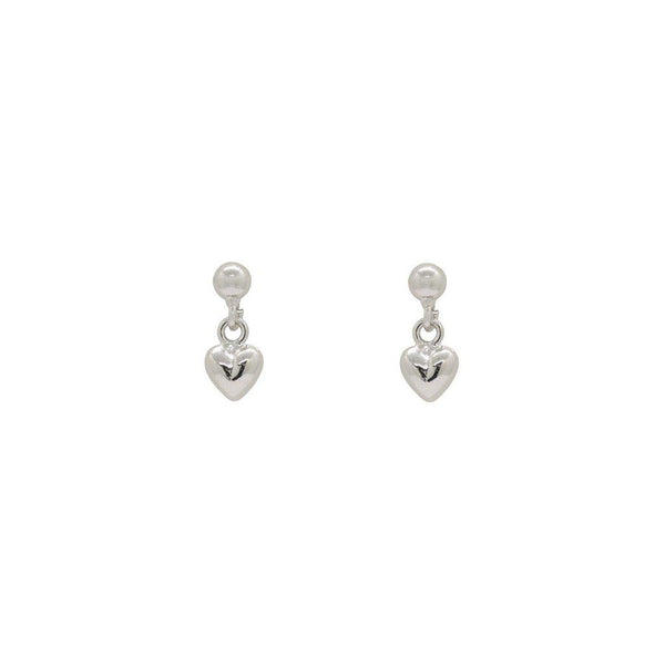 Heart mini drop earrings