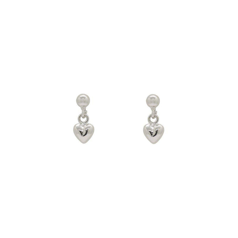 Heart mini drop earrings