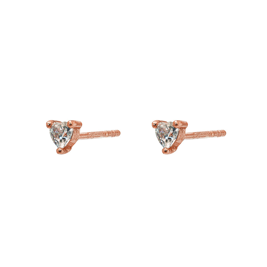 Herz heart studs | MEZI