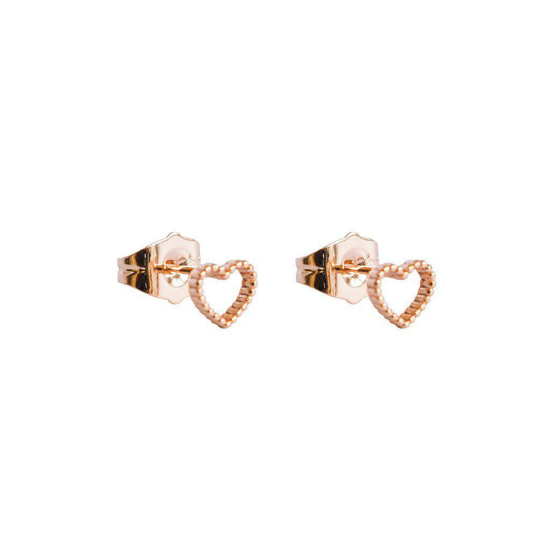 Heart hollow studs