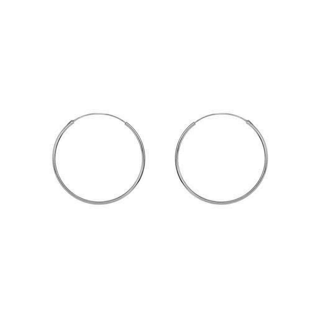 Sterling silver hoop earrings | MEZI