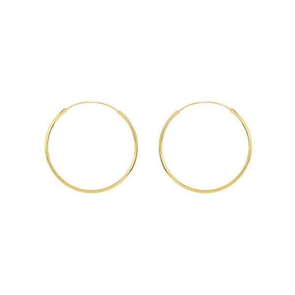 Hoops gold filled 3.5 cm